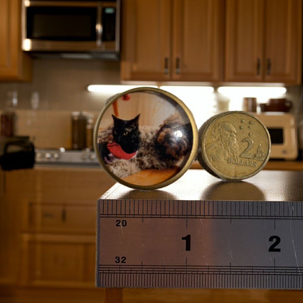 30mm - Personalised Glass Magnet