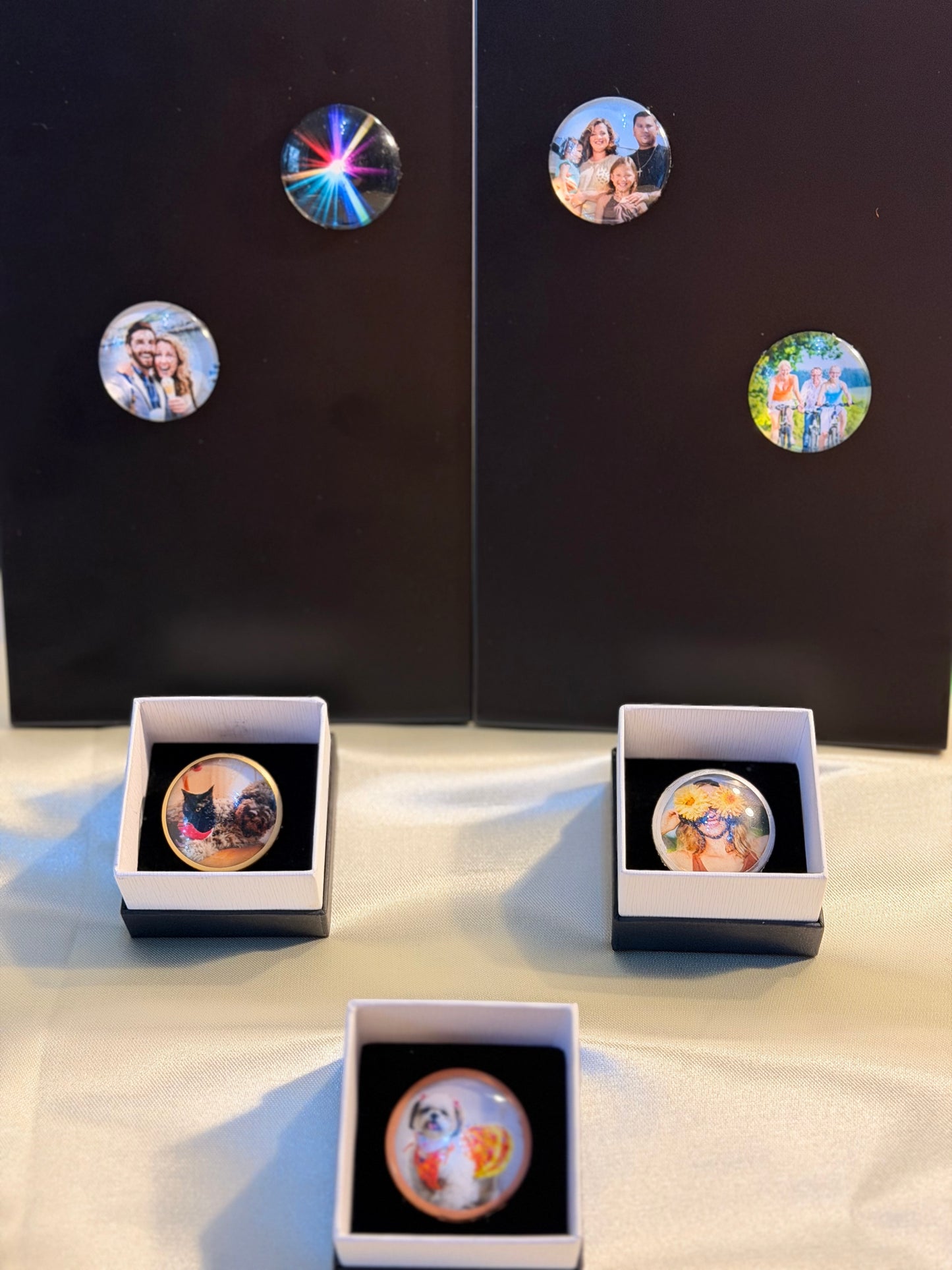 30mm - Personalised Glass Magnet