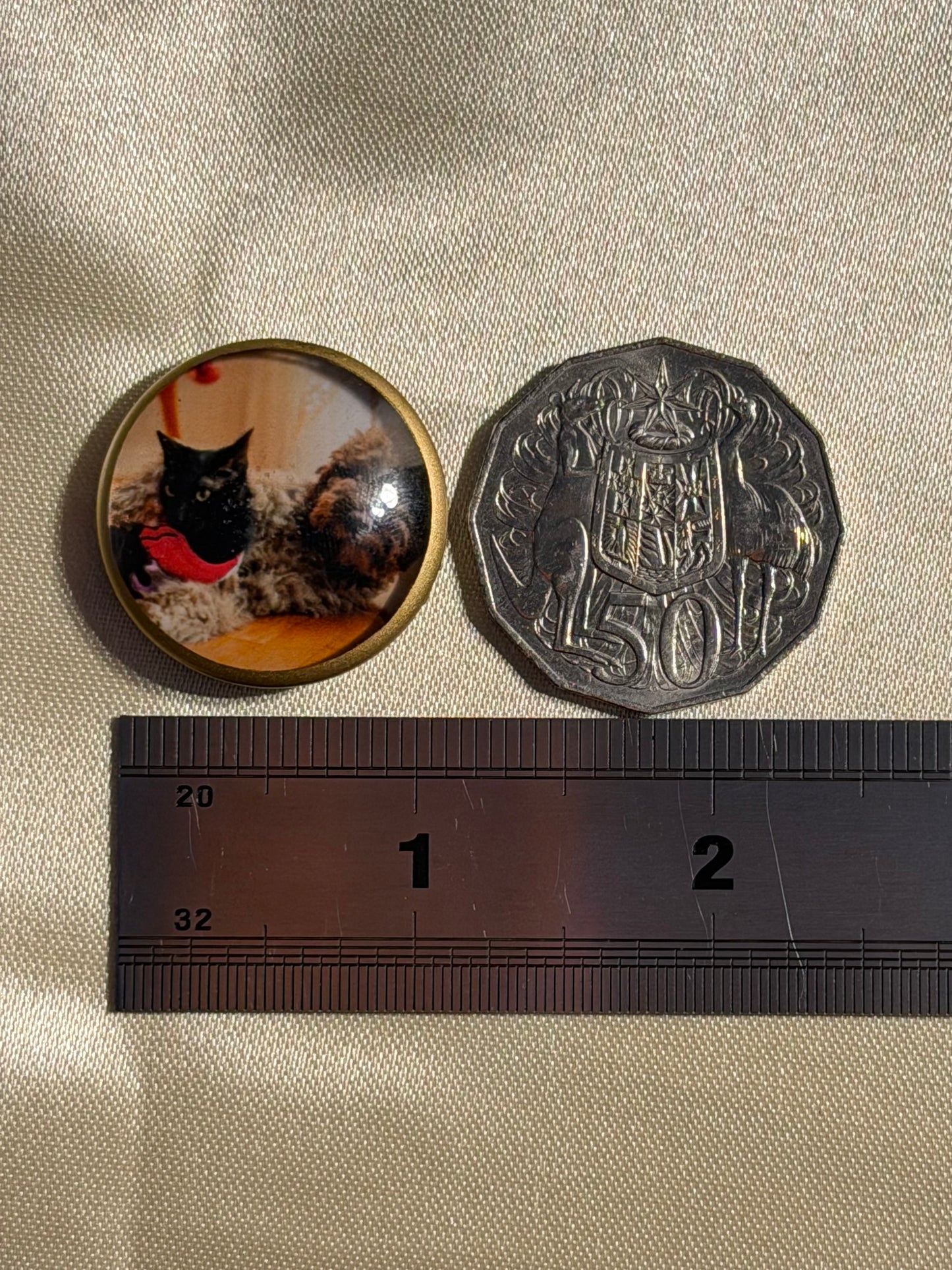 30mm - Personalised Glass Magnet